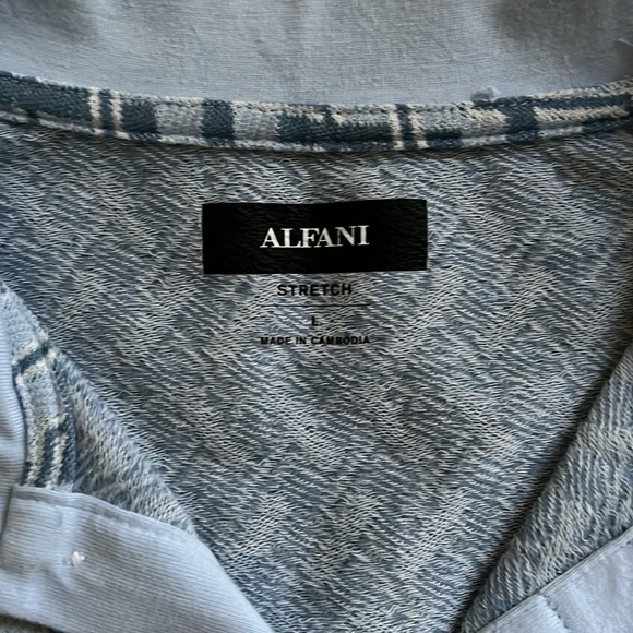 Men’s Alfani Patterned Polo - Picture 4 of 5